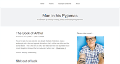 Desktop Screenshot of maninhispyjamas.com
